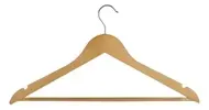 Kit 3 Cabides Madeira 45cm com Barra Adulto - 1