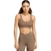 Top Esportivo Estampado Suporte Leve All Me Essentials adidas Performance Bege - 1