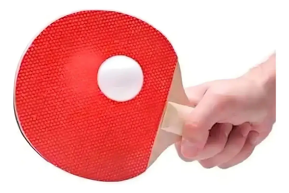 Kit Ping Pong C/2 Raquetes +3 Bolinhas - Xh Cor Vermelho thumbnail 3