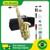 [Do Brasil] Saxofone Estudantes Iniciantes alto nível E - 1