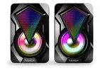 Caixa De Som Gamer Targa Diamond X Com Iluminação - 1
