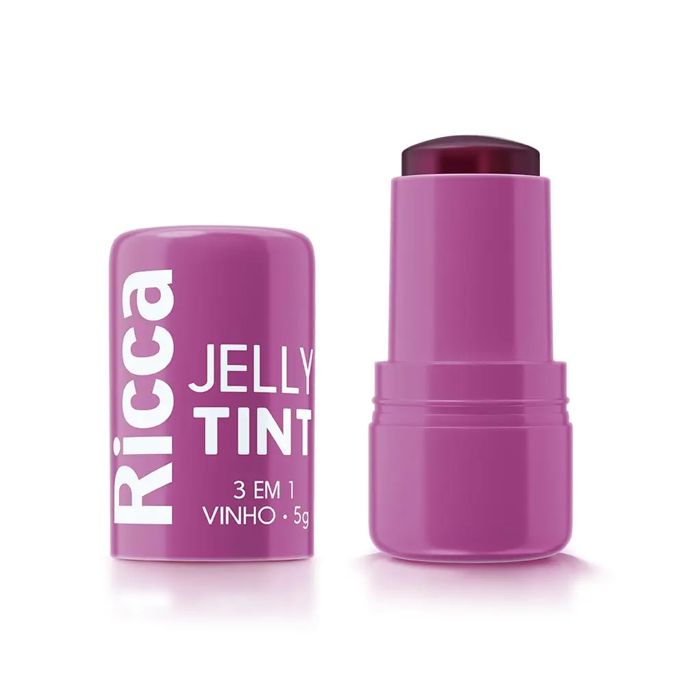 Ricca Bastão Jelly Tint Vinho - 1