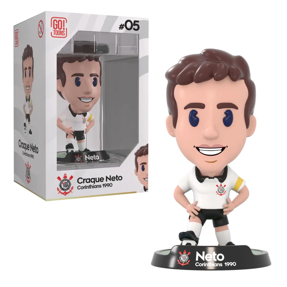 Craque Neto Corinthians 1990 Miniatura Oficial - 1