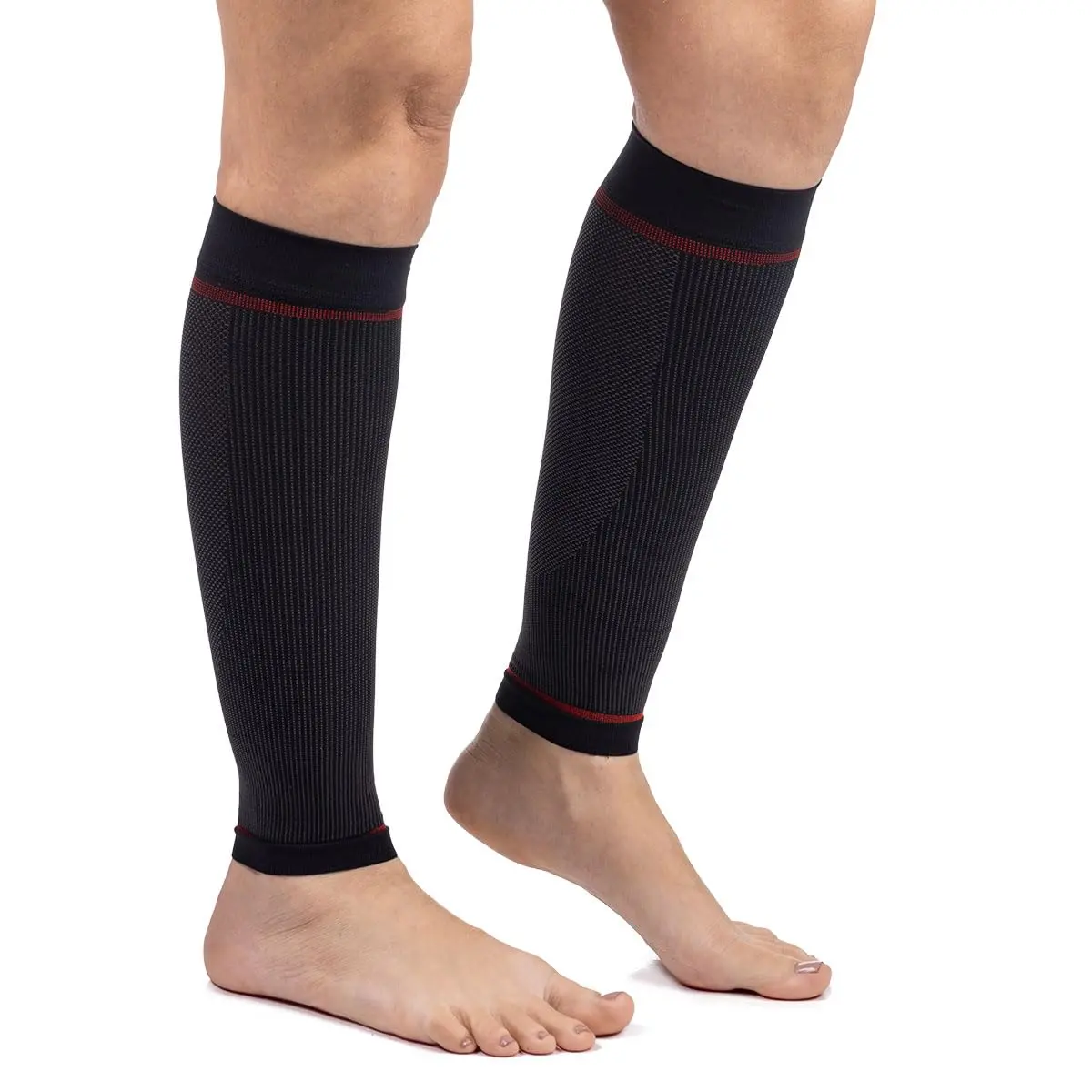 Vollo Calf Sleeve de Compressão Preto para Exercício - 1