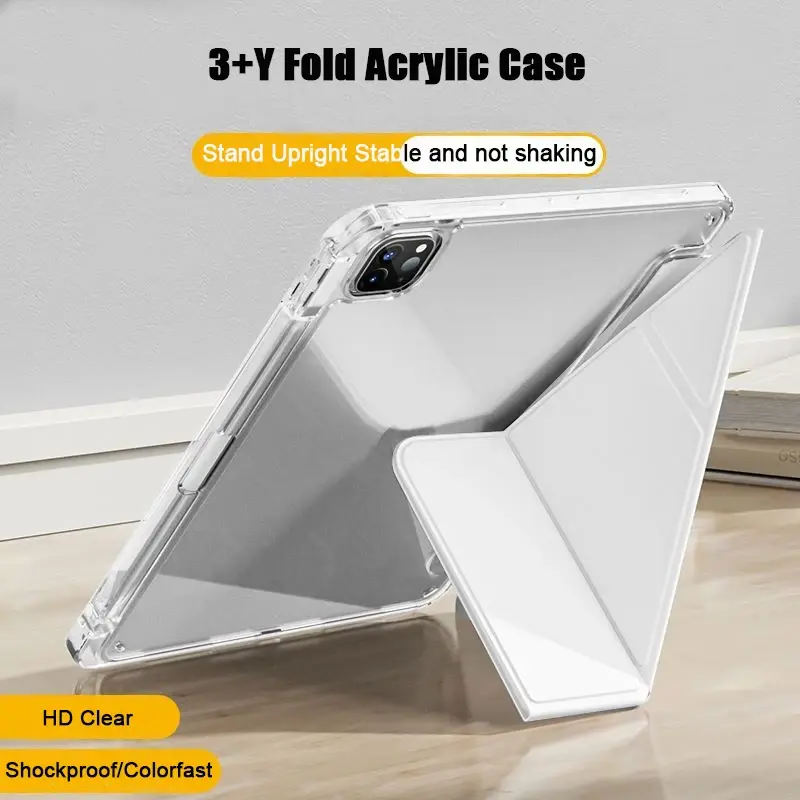 Com suporte de lápis caso para lenovo tab m11 casos 11 polegada tb330fu Idea tab 11 tb336zu tb336fu capa inteligente funda xiaoxin pad 2024 tb331fc 11 2025 TB335FC 11 2025 TB335FC acordar tablet caso