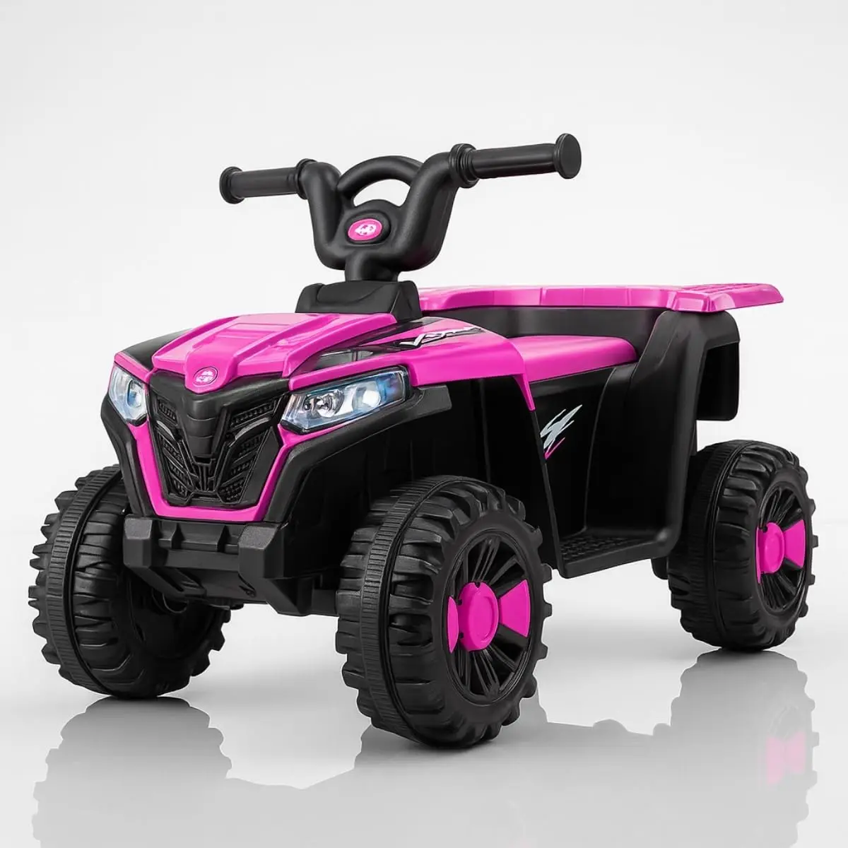 Mini Quadriciclo Elétrico Infantil Bateria 6V com Luz e Som Rosa - 1