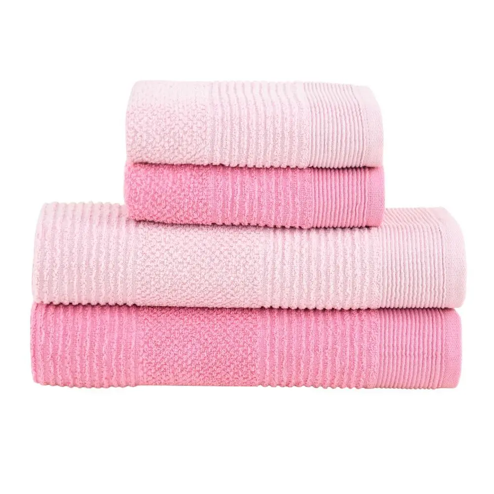 Jogo de Toalhas Buddemeyer Maya Extra Soft Banho Rosa/Rosa 4 peças