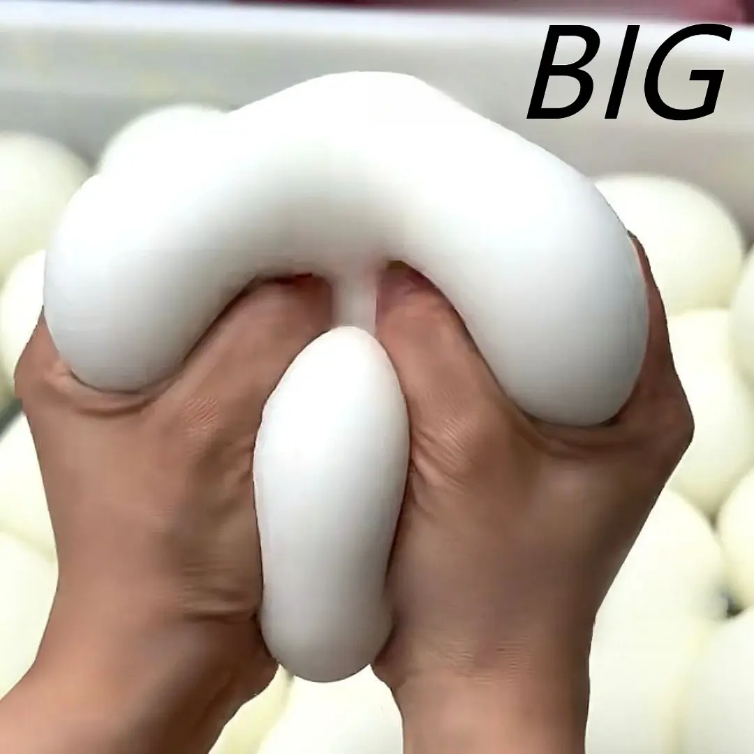 Bola Anti-stress Grande e Macia em Formato de Pão, Brinquedo Sensorial de Apertar, de Subida Lenta, para Alívio do Estresse, para Adultos, Presentes Relaxantes - 1