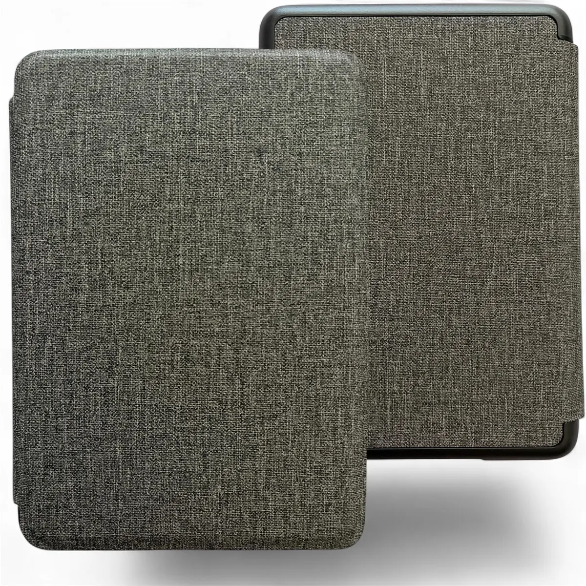 Capa com Alça para Kindle 11ª Geração C2V2L3 e RS23CV 2022/2024 Cinza | C2V2L3 e RS23CV, Alça Integrada, Tecido Cinza, Exclusiva Kindle 11ª Gen