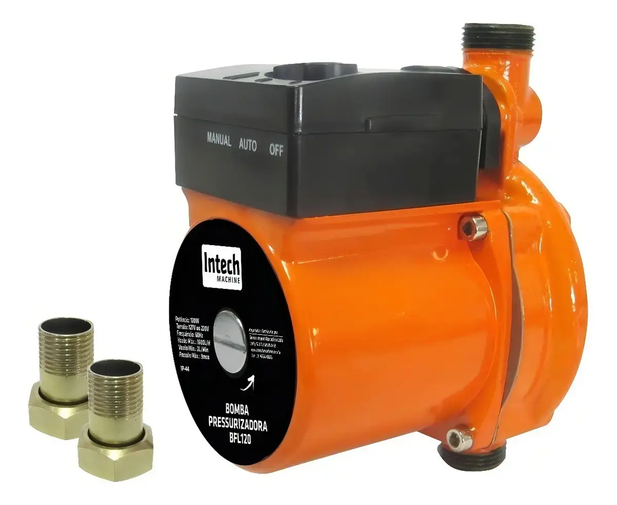 Bomba Pressurizadora 120w 1600l - Intech Machine Bfl120