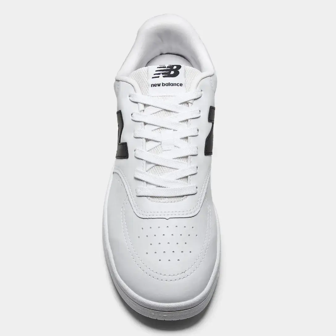 Tênis New Balance BB80 blancas/negras - adulto para Homem thumbnail 2