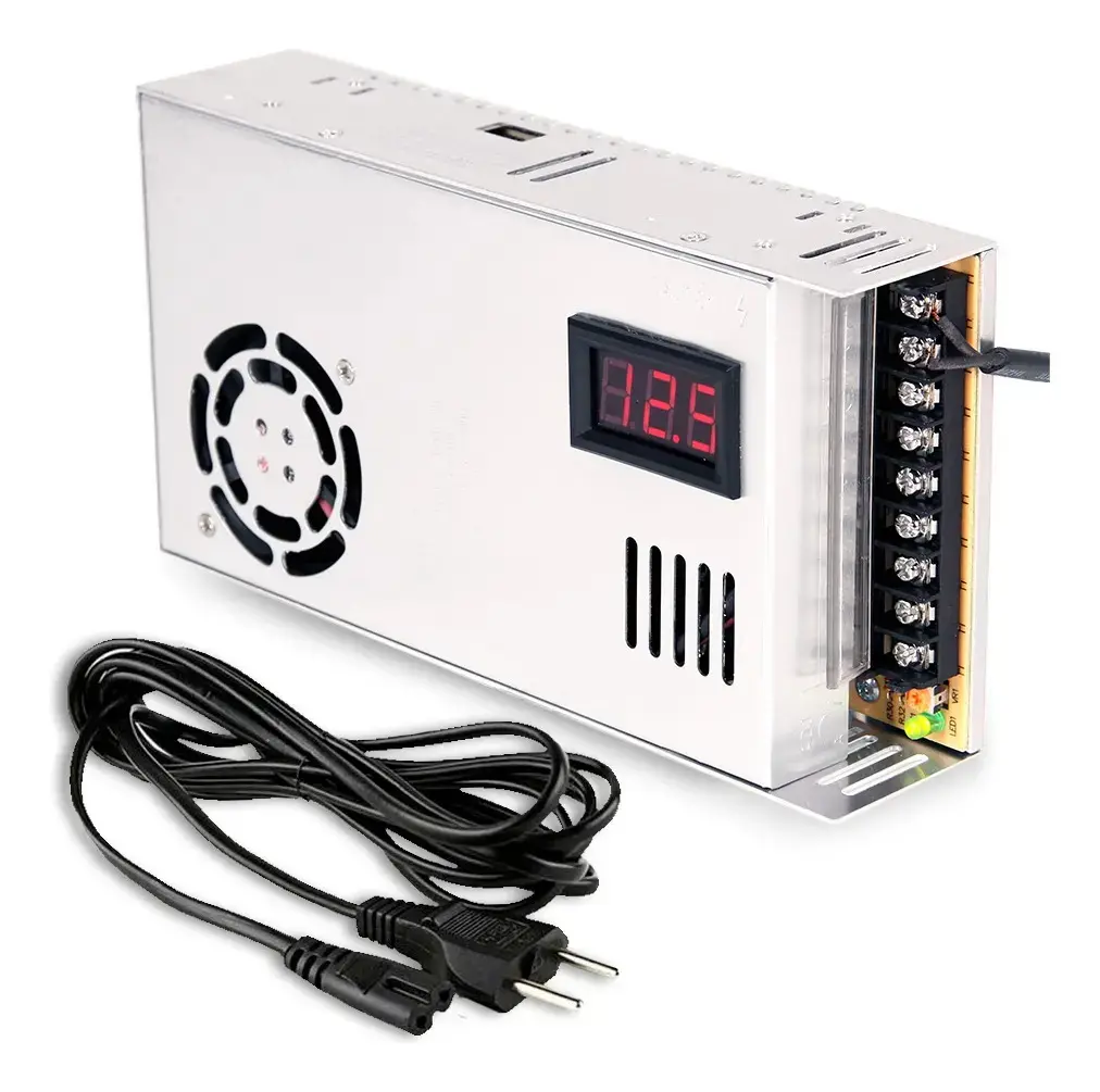 Fonte Chaveada 12v 90a 1200w Bivolt Estabilizada Som Automotivo Led Cftv Impressora 3d Lumiville - 1