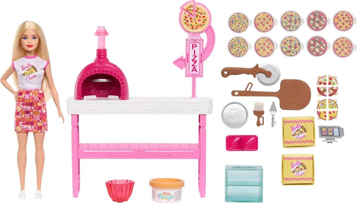 Barbie Conjunto de BrinquedoConjunto de Jogo Pizzaria 4Y+ - 1
