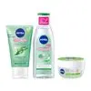 NIVEA Kit Controle Do Brilho: Água Micelar Limpeza Facial 7 Em 1 200Ml + Sabonete Em Gel De Limpeza Facial 150Ml + Gel Hidratante Facial 100G - 1