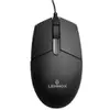 Mouse USB Óptico 1600 DPI Ergonômico Preto - 1