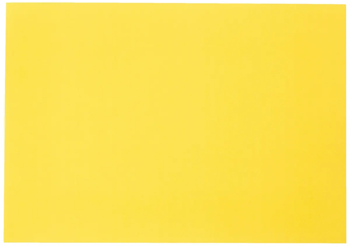 Papel A4 Color Usapel Amarelo 180G - Pacote Com 50 Folhas, Filiperson, 25001, Multicolor - 1