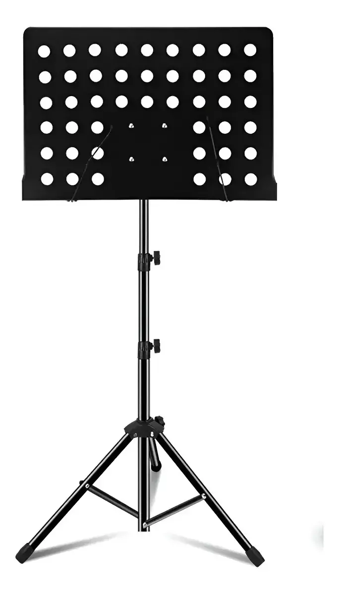 Estante Partitura Maestro Reforçada Púlpitos Pastas Divine Preto - 1