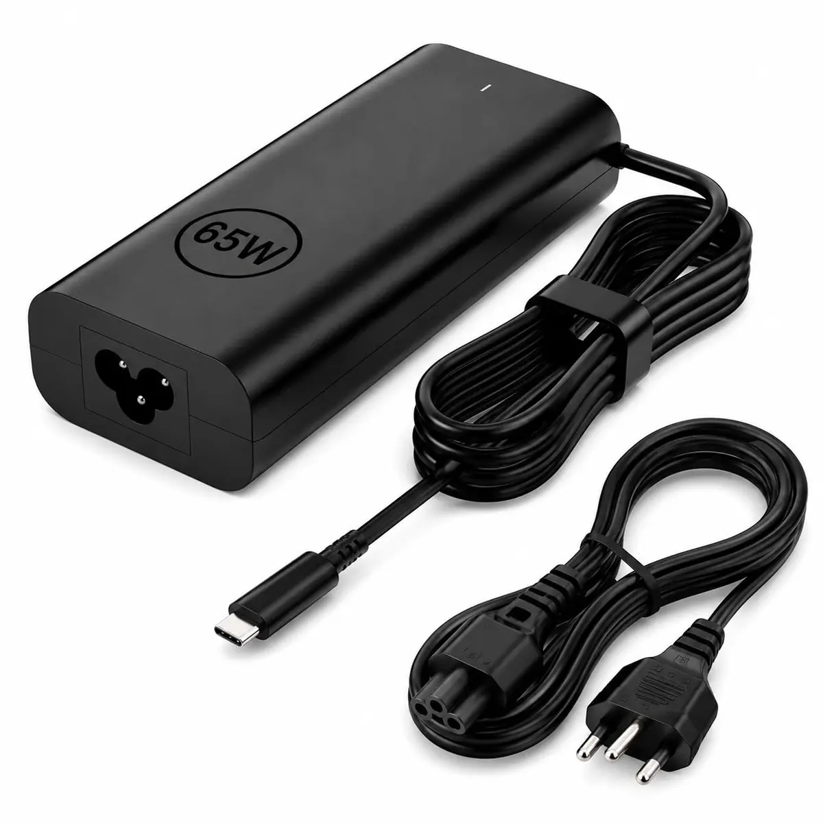 Carregador para Laptop Notebook Fonte Gamer Dell XPS 12 9250 XPS 13 9350 Latitude 11 5175 11 5179 12 5285 12 5289 13 7368 13 7370 15 5590 15 7569 17 7778 Tipo C 65w de Potência Bivolt Cód. 7158