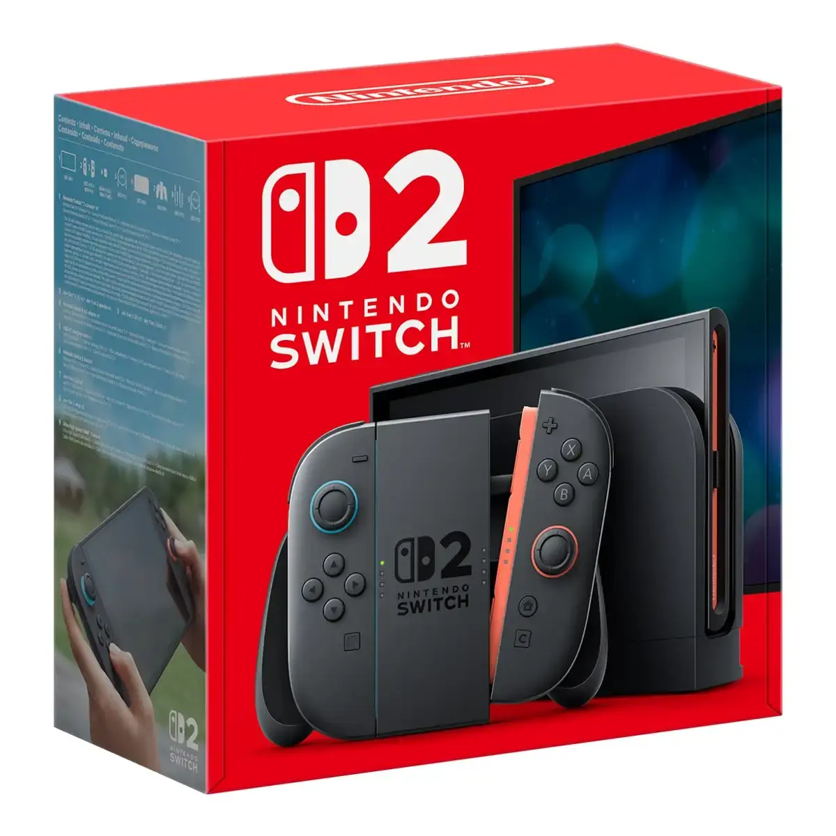 Consola Nintendo Switch 2 (2 versões: bateria amovível/não amovível | Versão europeia | Garantia local)