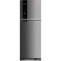 Geladeira Brastemp Frost Free Duplex 375 Litros Cor Inox Com Espaço Adapt - Brm45jk 110V
