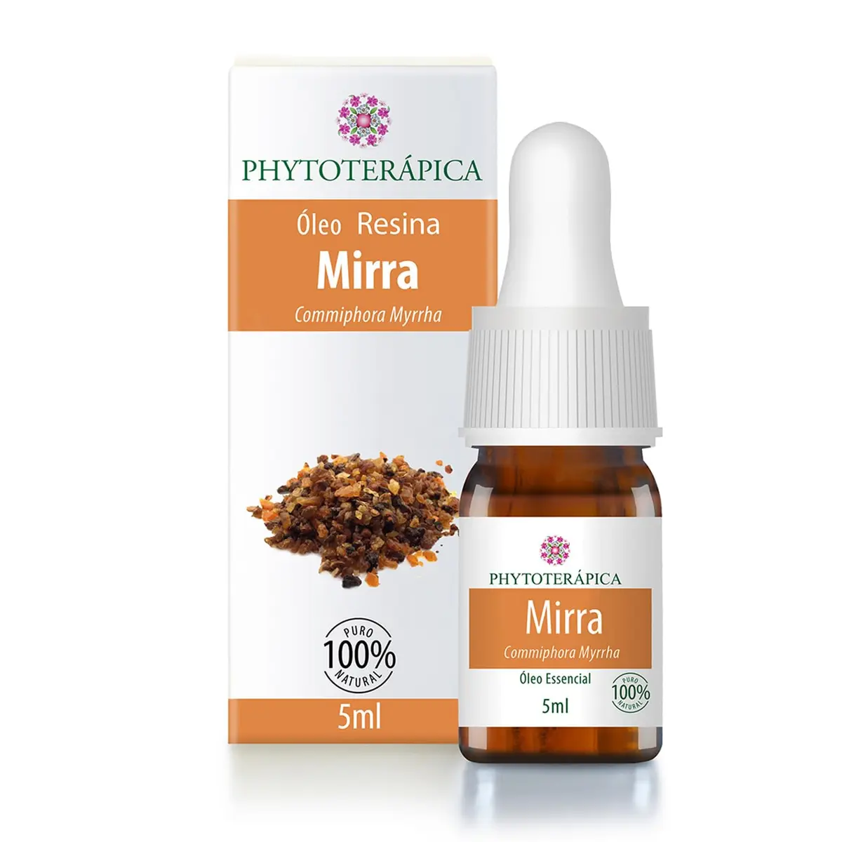 PHYTOTERAPICA Óleo Resina de Mirra, Quente, Amadeirado, 5ml