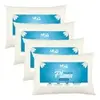 [R$ 9,72 cada] Kit 4 Travesseiros Toque de Pluma Antialérgico - 1