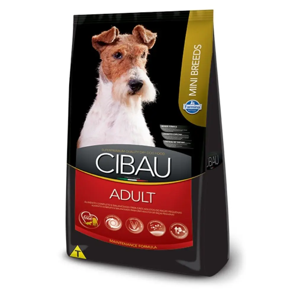 Cibau - Ração Adulto para Cães Adultos de Raças Pequenas, 15kg Farmina