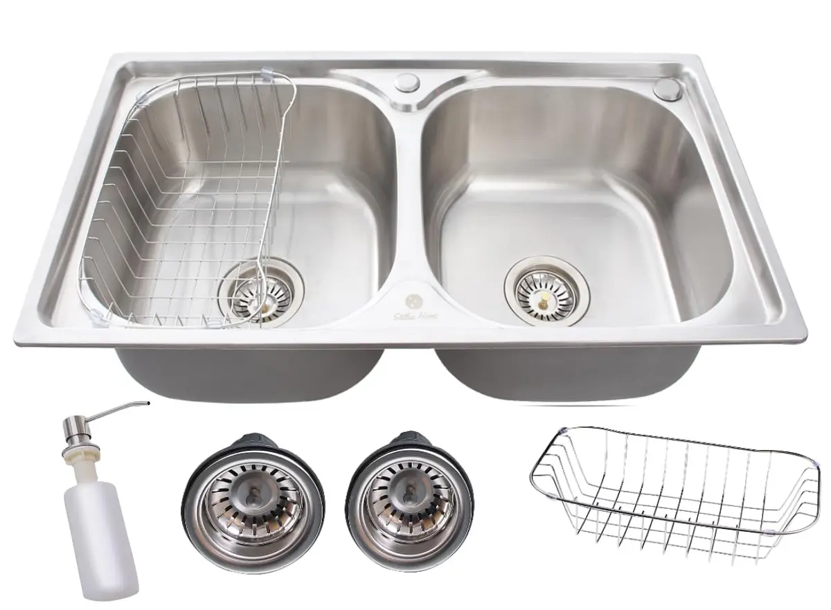 Cuba Dupla De Cozinha Gourmet Com Acessórios 78x43cm