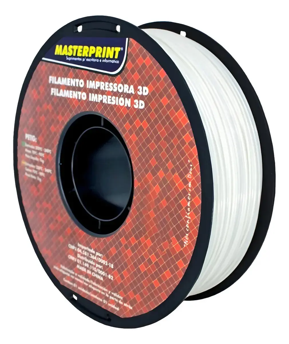 Masterprint PETG filamento branco - 1