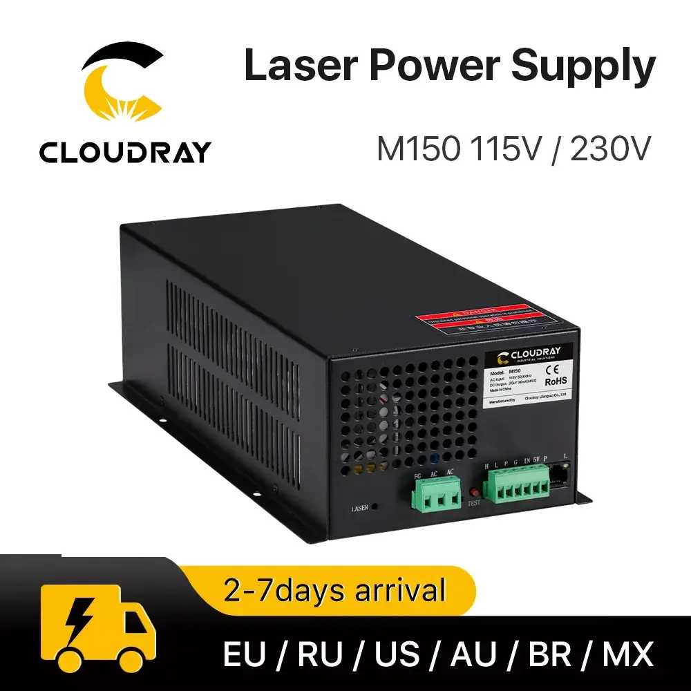 Cloudray-CO2 Laser Power Supply, Gravação e Máquina de Corte, Categoria M150, 130-150W - 1
