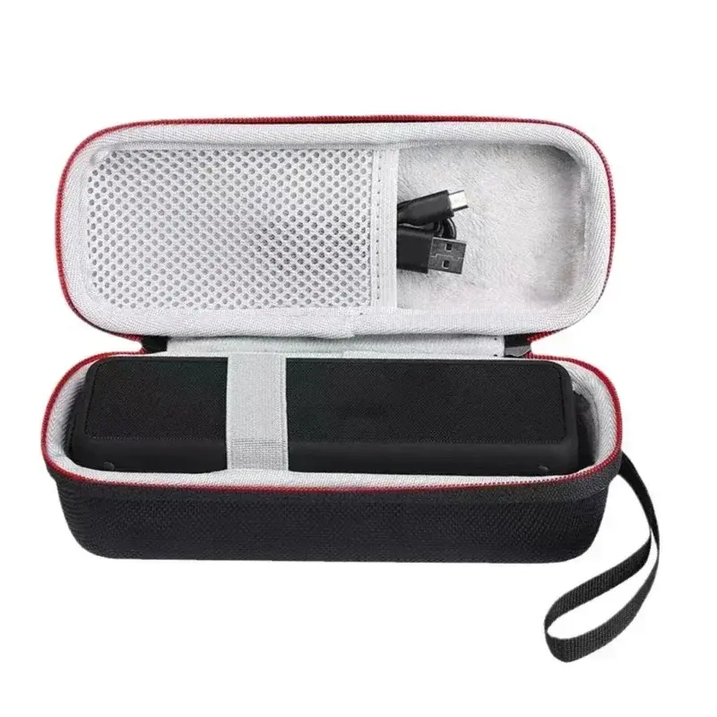Bolsa de armazenamento rígida portátil em EVA, capa protetora para viagem, resistente a quedas, antiarranhões, para transporte de Anker Soundcore 2/3 - 1