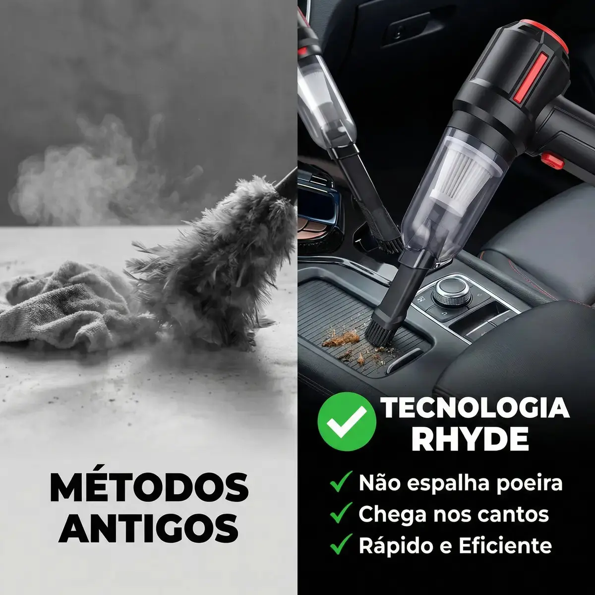 Aspirador De Pó Mini Soprador 3em1 Usb 1 Refil Portátil Recarregável Marca RHYDE thumbnail 2