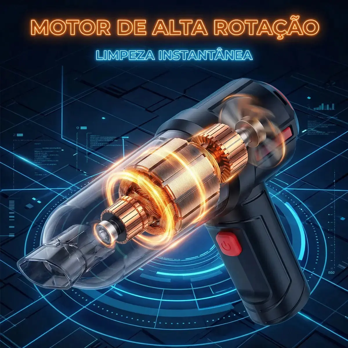 Aspirador De Pó Mini Soprador 3em1 Usb 1 Refil Portátil Recarregável Marca RHYDE thumbnail 8