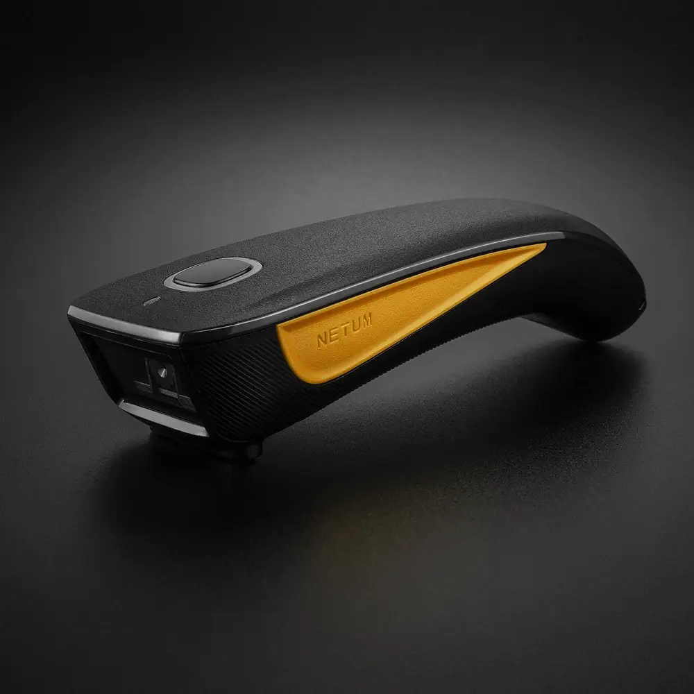 Leitor de Código de Barras Bluetooth NETUM C750 QR 2D E Leitor de Código de Barras a Laser Sem Fio C830 USB 1D para Pagamento Móvel IOS Android Windows