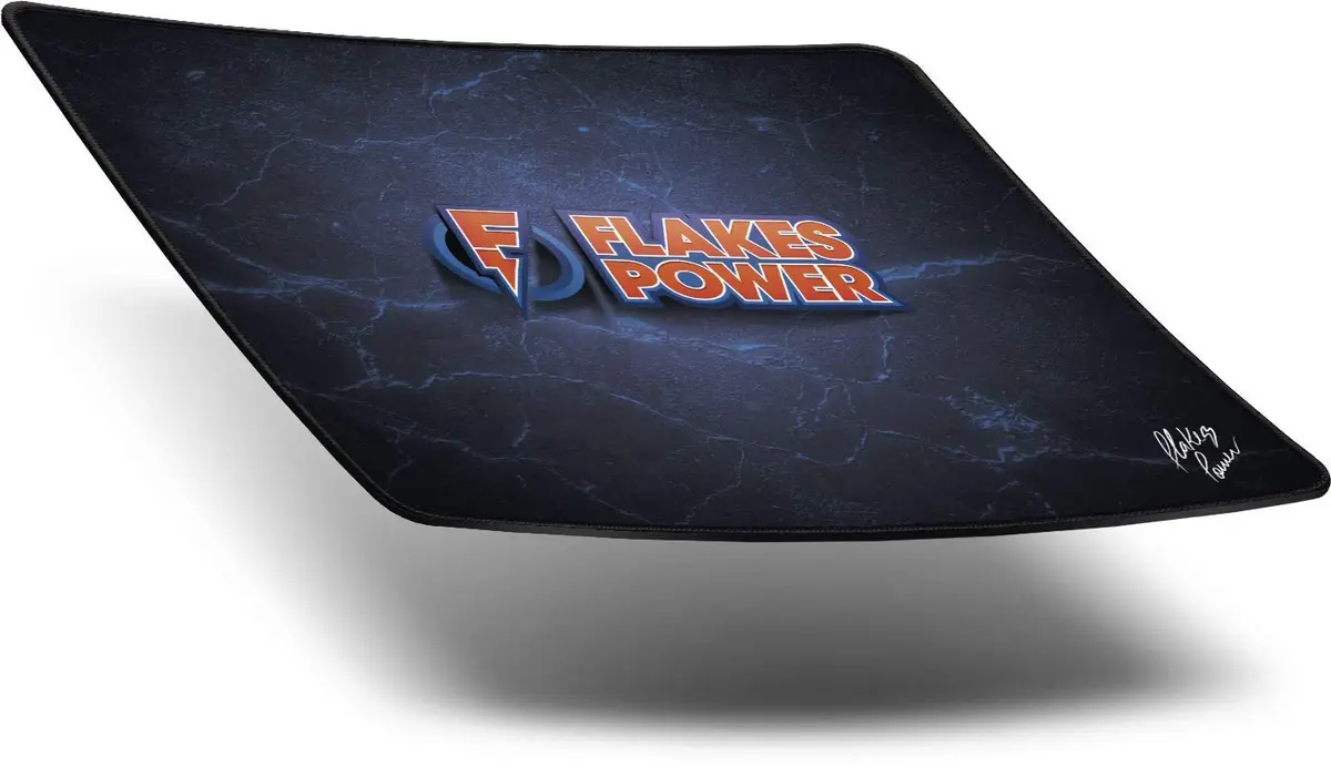 ELG Mousepad gamer flakes power speed - linha gamer flakes power, azul