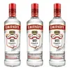 Vodka Smirnoff 600ml - 3 Unidades - 1