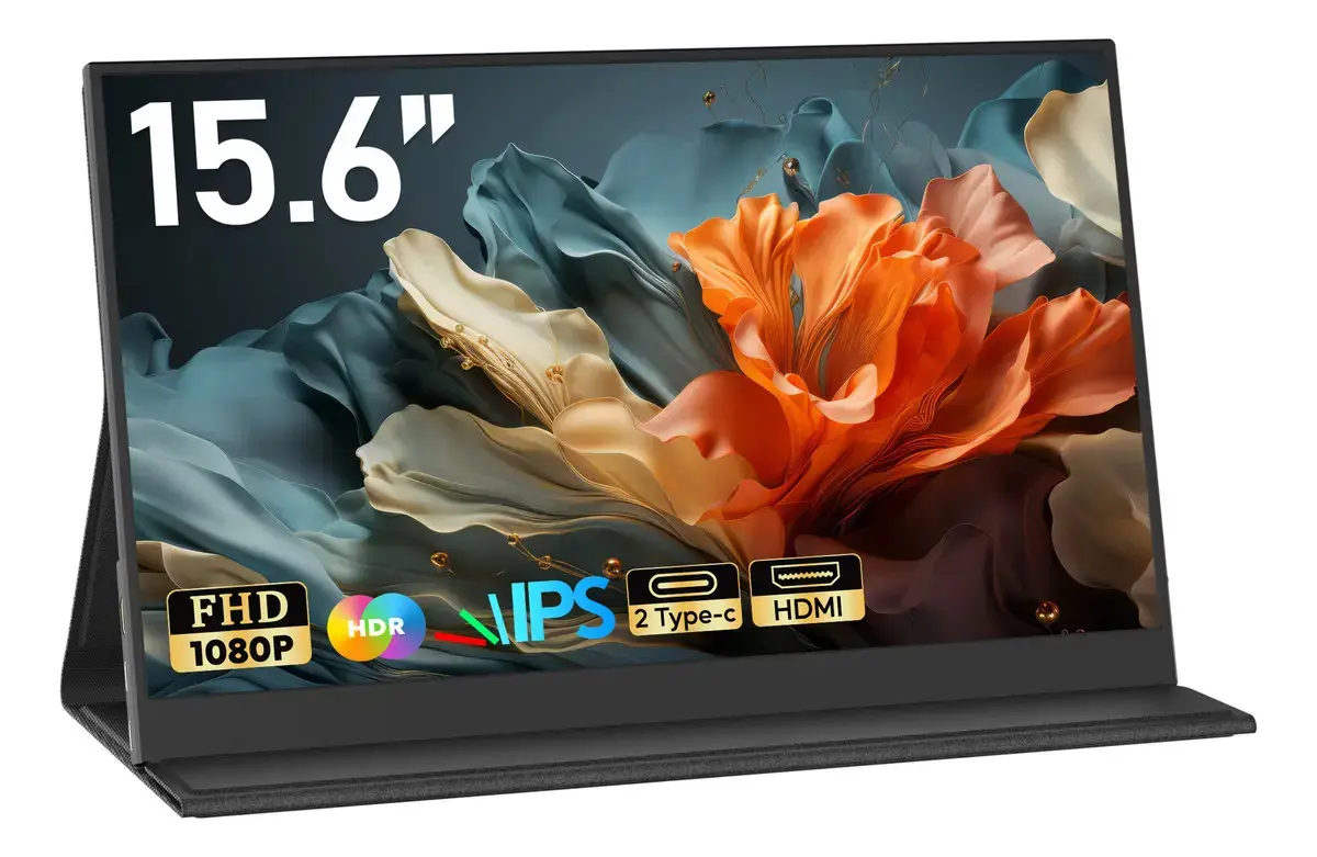 Monitor Portátil 15.6''com Usb C Dupla/hdmi Fhd 1080p 60hz - 1