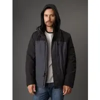 Jaqueta Masculina Matelassê Logo No Peito Calvin Klein - Chumbo Jaqueta Masculina Matelassê Logo No Peito Calvin Klein Chumbo p