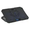 C3Tech Base para Notebook Gamer NBC-70BK ate 15,6" Preto Com 5 opções de inclinação 6 ventiladores Painel digital para controle iluminação em LED - 1