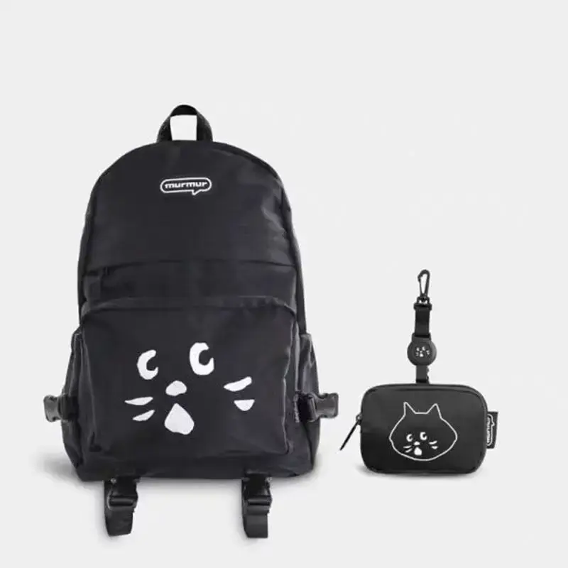 Mochila Unissex Moderna com Estampa de Gato, para Viagem, Notebook, Negócios, Maternidade, com Alças Duplas, para Jovens, Inv...