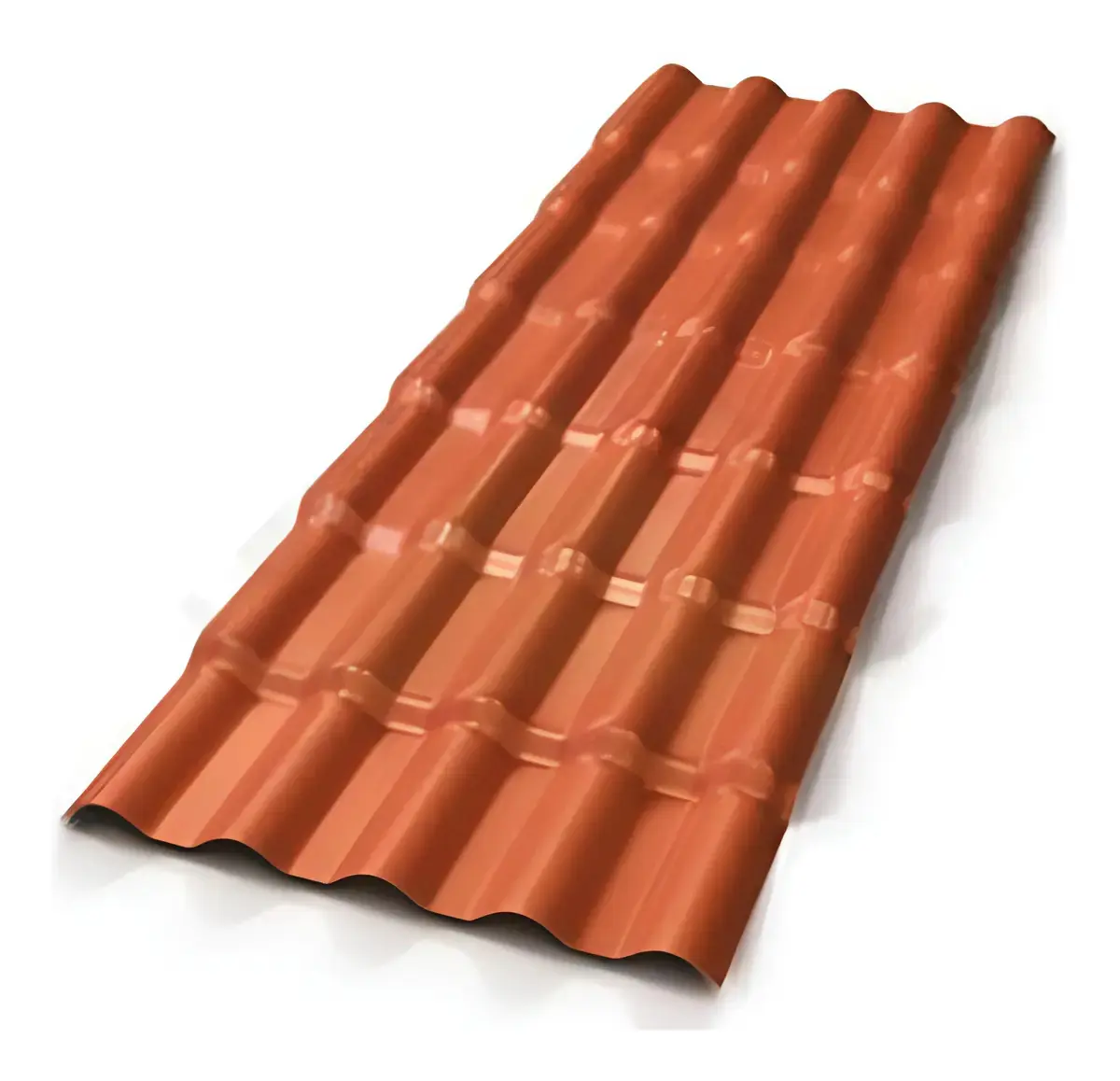 Telha Colonial PVC Precon 2,30x0,86m Cor Cerâmica