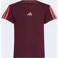 Infantil - Camiseta adidas Sportswear Listras Vinho