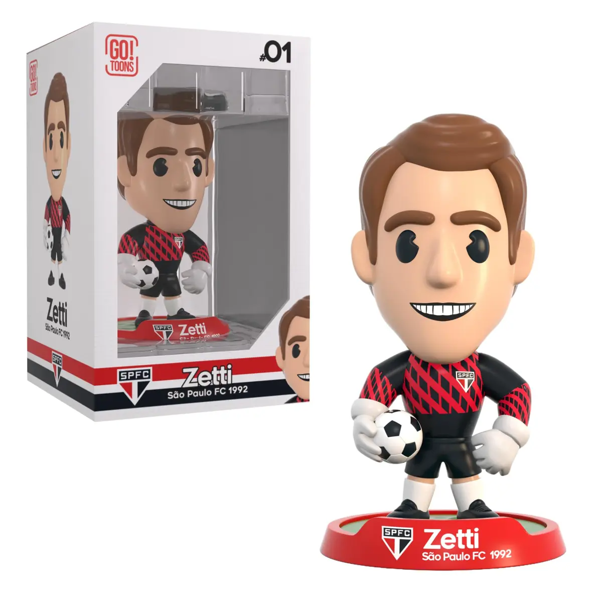 Zetti São Paulo FC 1992 Campeão Mundial Boneco Oficial