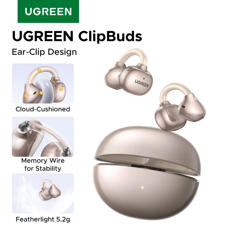 Fones de Ouvido Sem Fio UGREEN Ear Clip EarBuds OWS Bluetooth TWS