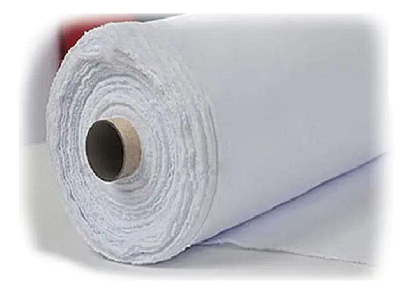 Tecido Oxford Liso Branco de 10 m para Uniforme e Decoração MN tecidos - 1