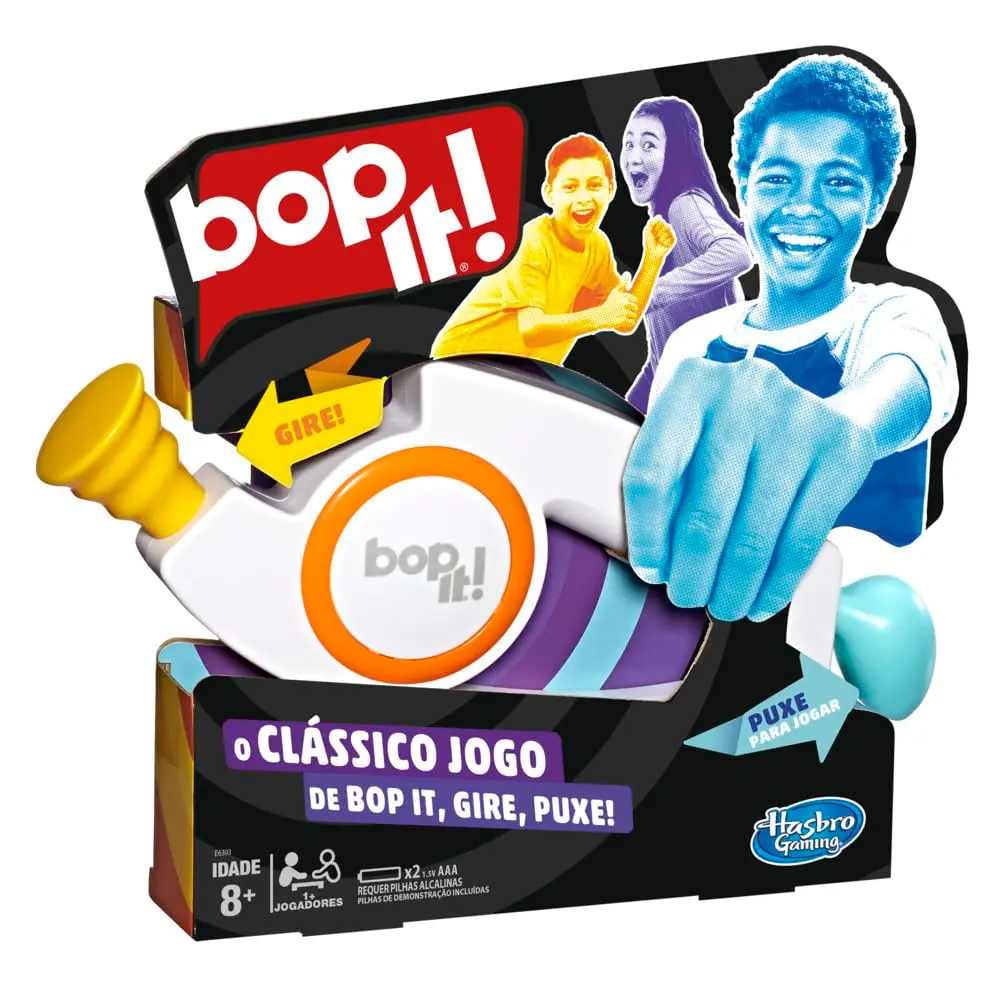 Jogo Bop It! para Crianças Acima de 8 Anos