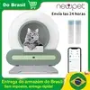 【DoBrasil/Paypal】Caixa de areia para gatos inteligente com limpeza automática Newpet - 1
