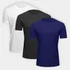 【Tam.: P M G e GG / R$18 cada】Kit Camiseta Hering Slim Masculina 3 Peças - Marinho - 1