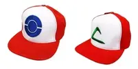 [R$ 22,49 cada] 2 X Boné Chapeu Anime Pokemon Ash Ketchum Pokebola E Kanto - 1