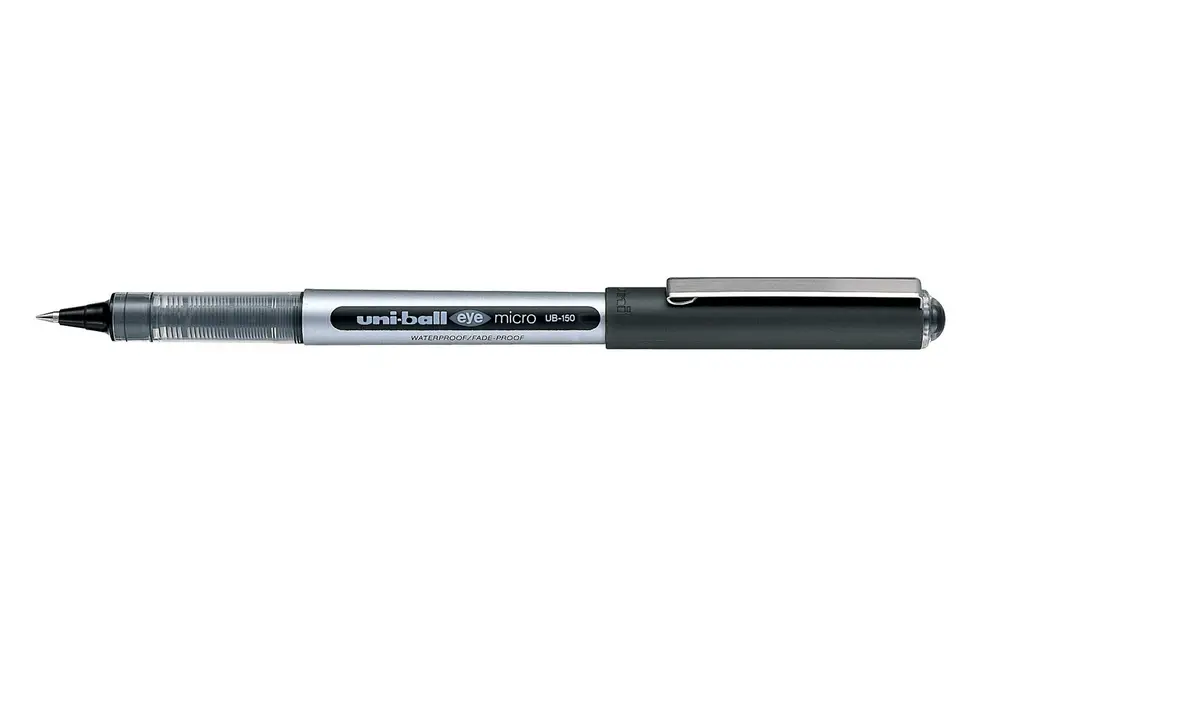 Uni-ball Eye UB 150 Micro Caneta Rollerbal - 0.5mm - Preta - Blister com 1 unidade - 1